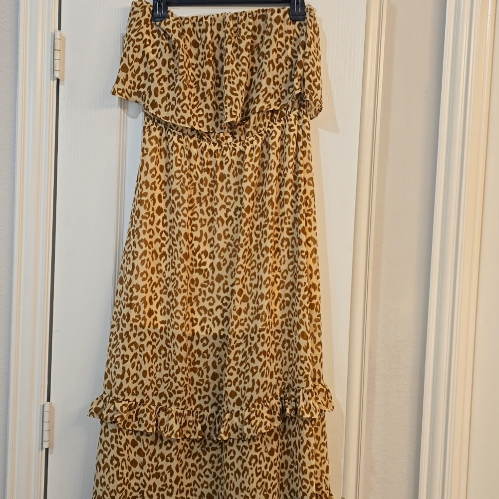 Animal print dress